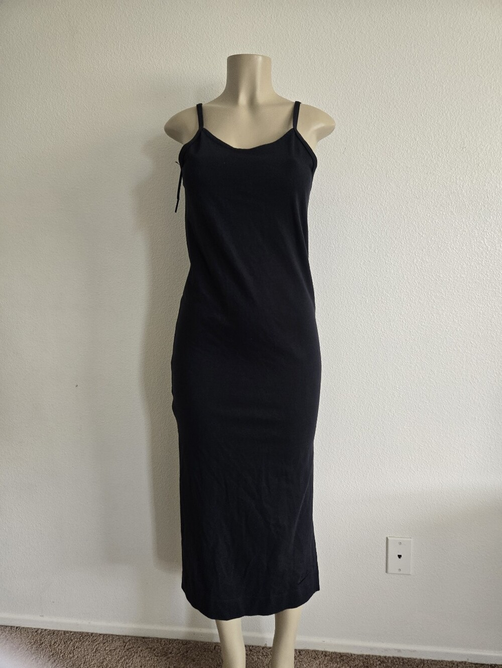 Nike Black Spaghetti Strap Maxi Dress